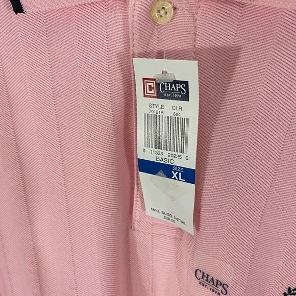 NWT Chaps Pink Polo Shirt - Picture 3 of 4